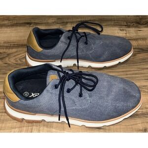 SIZE 11.5 Mens XPACS Oxford Orthotic Lace Up Arch‎ Support Shoes, Blue